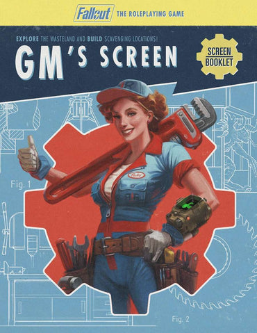 Fallout RPG GM's Screen With Booklet & Flysheet