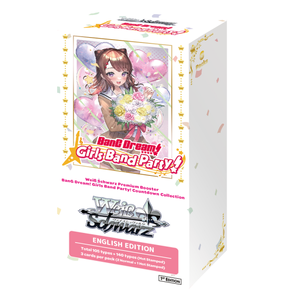 Weiss Schwarz - BanG Dream! Girls Band Party! Countdown Collection Premium Booster Display