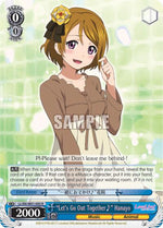 "Let's Go Out Together~" Hanayo