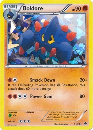 Boldore - 51/98 (Cracked Ice Holo)