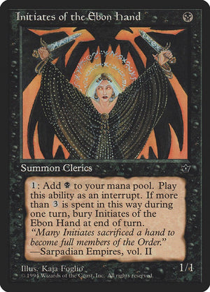 Initiates of the Ebon Hand (Foglio)