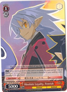 Absolute Loyalty, Fenrich (DG/EN-S03-E104 U) [Disgaea]