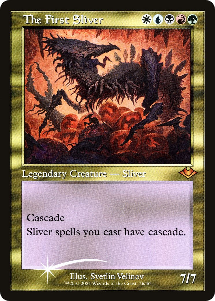 The First Sliver (Retro Frame)