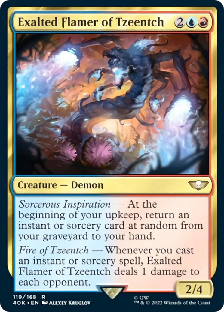 Exalted Flamer of Tzeentch (Surge Foil)