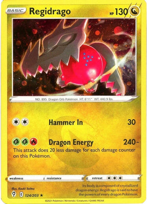 Regidrago - 124/203 (Cosmos Holo)