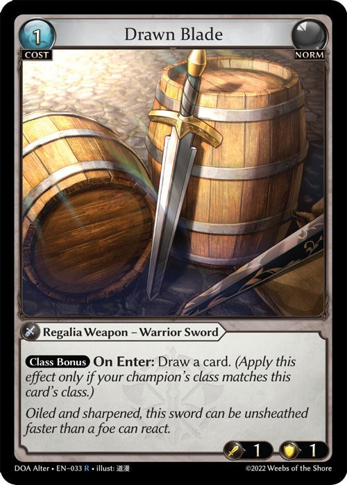 Drawn Blade