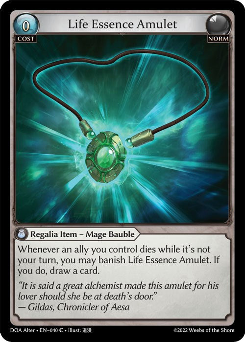 Life Essence Amulet
