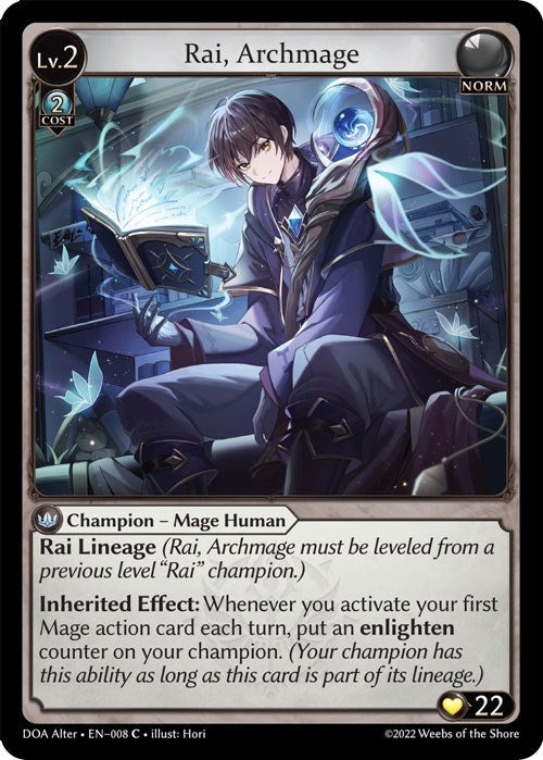 Rai, Archmage