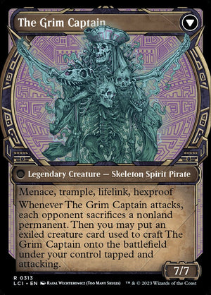 Throne of the Grim Captain (Showcase) (Back)