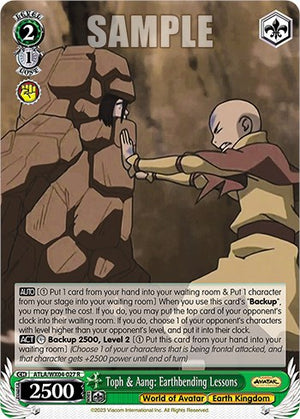 Toph & Aang: Earthbending Lessons