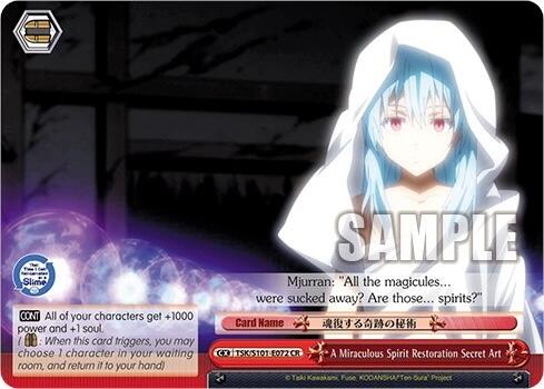 A Miraculous Spirit Restoration Secret Art [That Time I Got Reincarnated as a Slime Vol.3]