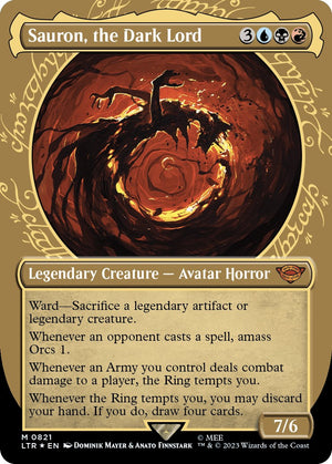 Sauron, the Dark Lord (Showcase) (Surge Foil)