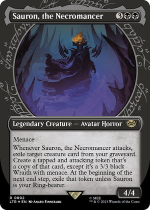 Sauron, the Necromancer (Showcase) (Surge Foil)