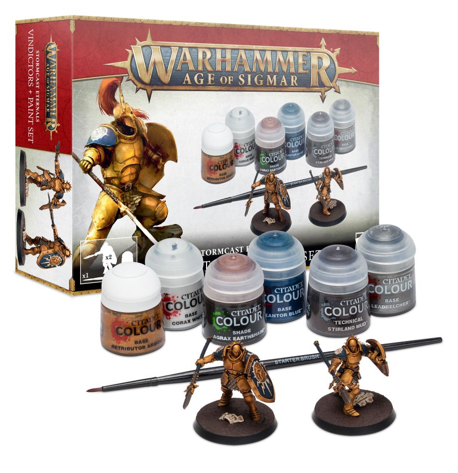 Stormcast Eternal Vindictors + Paint Set