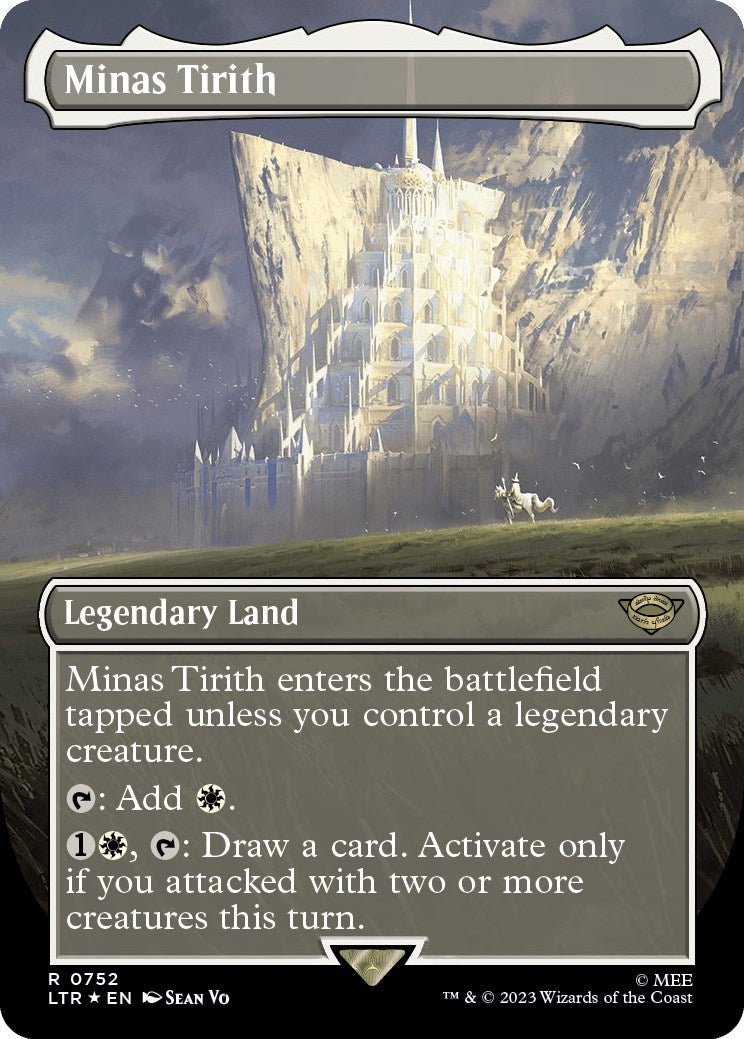 Minas Tirith (Borderless) (Surge Foil)