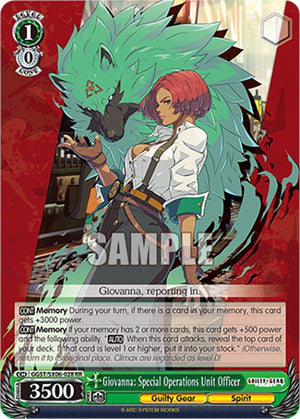 Giovanna: Special Operations Unit Officer