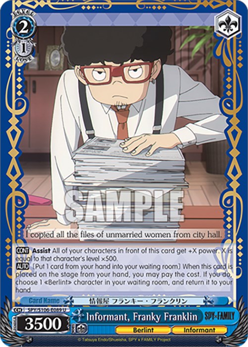 Informant, Franky Franklin