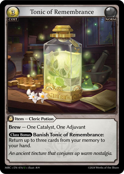 Tonic of Remembrance