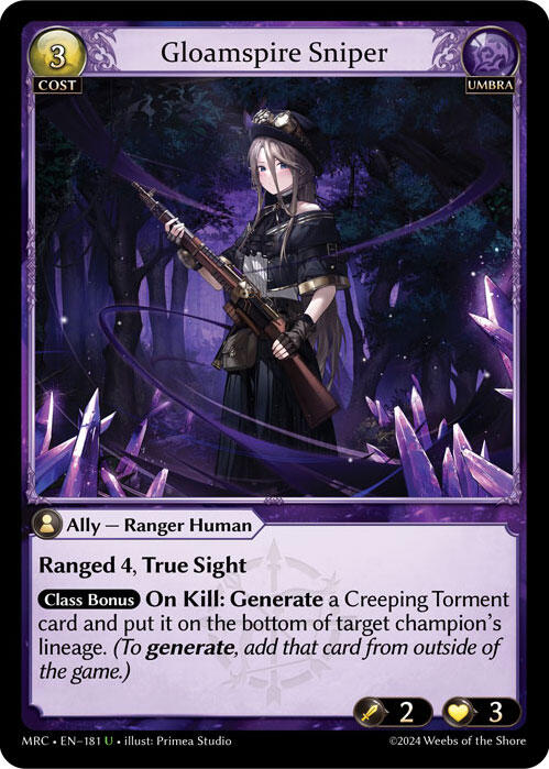 Gloamspire Sniper