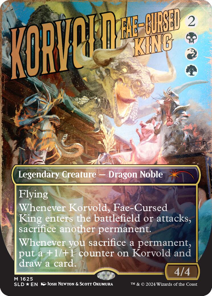 Korvold, Fae-Cursed King (1625) (Rainbow Foil)
