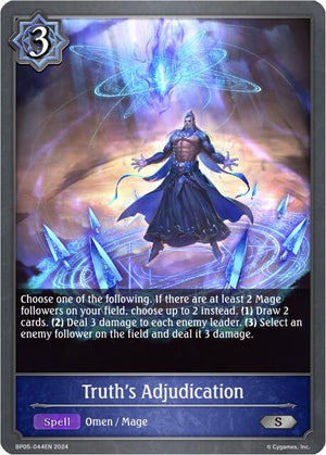 Truth's Adjudication