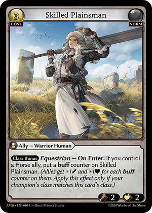 Skilled Plainsman