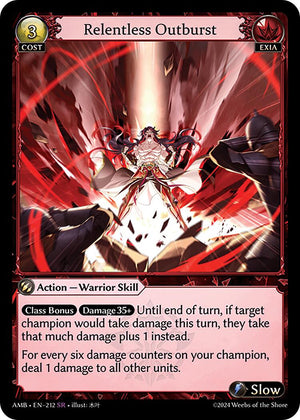 Relentless Outburst