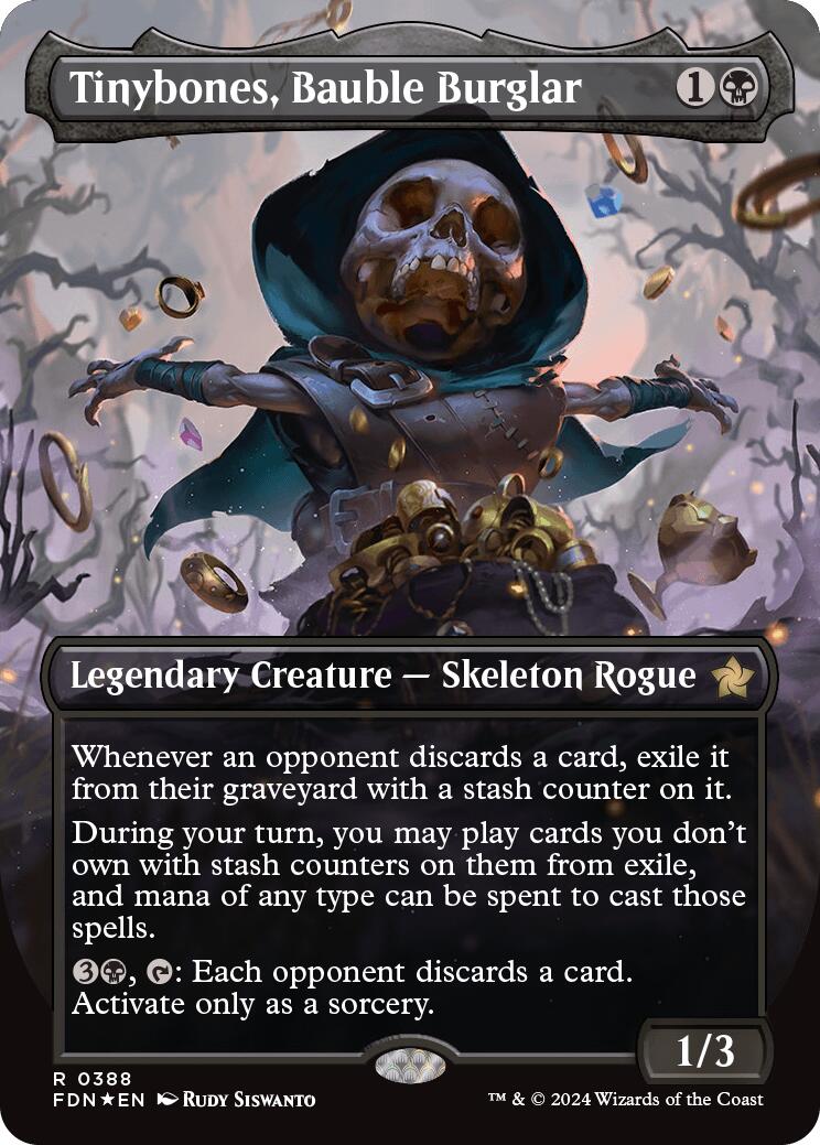 Tinybones, Bauble Burglar (Borderless) (Mana Foil)