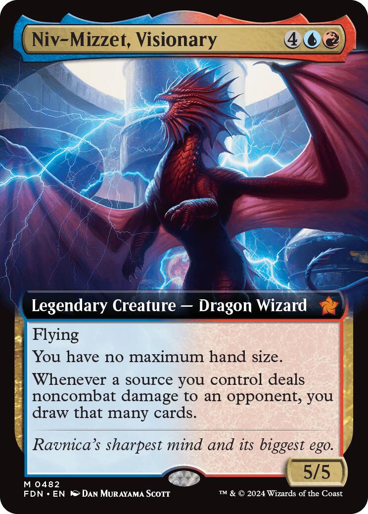 Niv-Mizzet, Visionary (Extended Art)