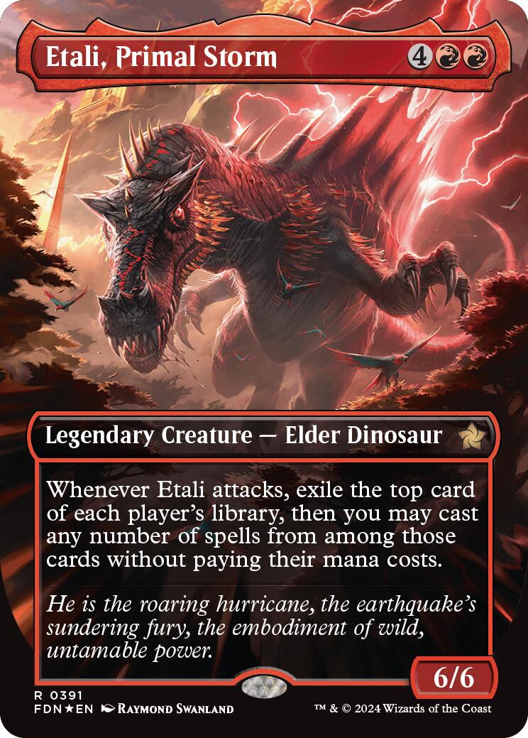Etali, Primal Storm (Borderless) (Mana Foil)