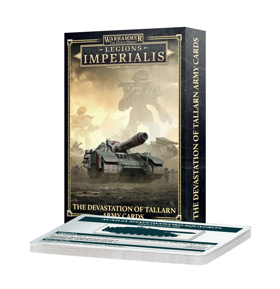 Legions Imperialis - The Devastation of Tallarn Army Cards