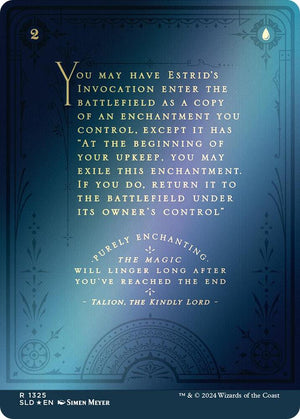 Estrid's Invocation (Back)