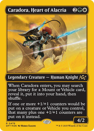 Caradora, Heart of Alacria (First-Place Foil)