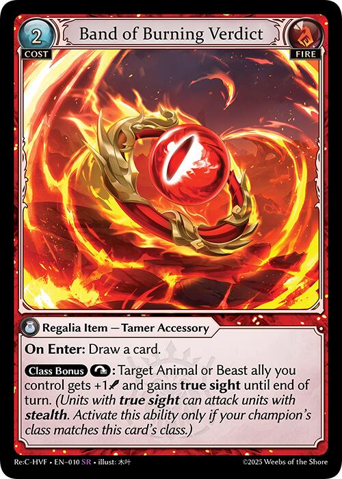 Band of Burning Verdict