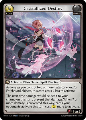 Crystallized Destiny