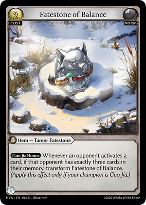 Fatestone of Balance // Woodland Shoats