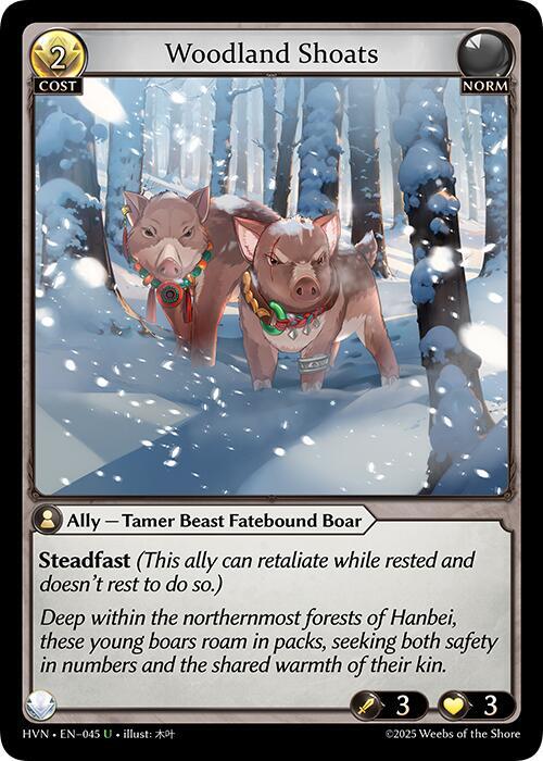 Fatestone of Balance // Woodland Shoats (Back)