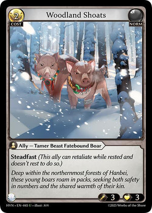 Fatestone of Balance // Woodland Shoats (Back)
