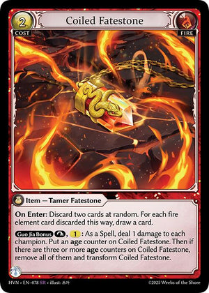 Coiled Fatestone // Serpentine Judicator