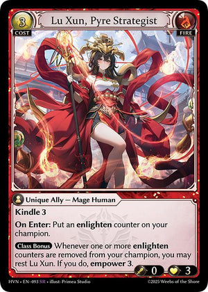 Lu Xun, Pyre Strategist