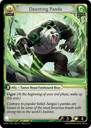 Beseeched Fatestone // Daunting Panda (Back)