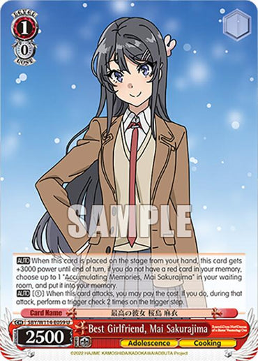 Best Girlfriend, Mai Sakurajima (SBY/W114-E059 U) [Rascal Does Not Dream Series]