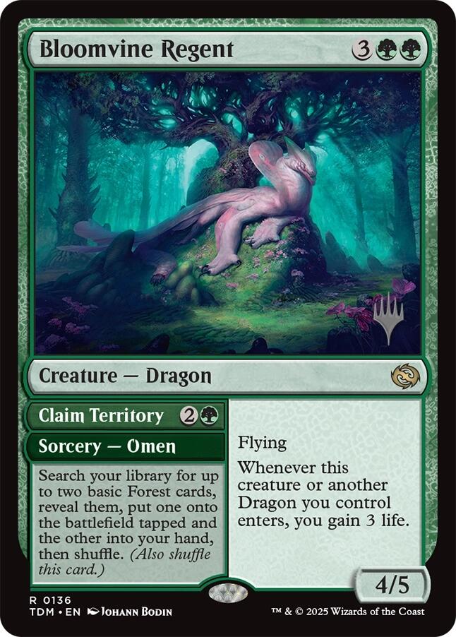 Bloomvine Regent [Tarkir: Dragonstorm Promos]