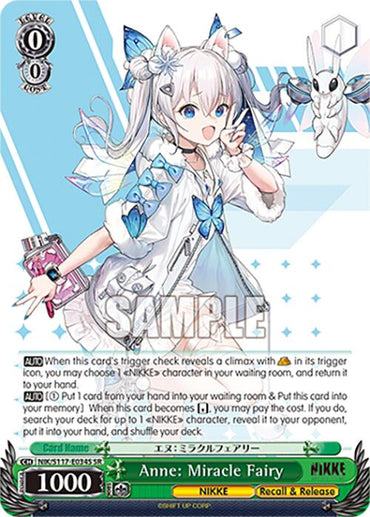 Anne: Miracle Fairy (NIK/S117-E034S SR) [GODDESS OF VICTORY: NIKKE]