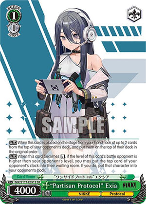 "Partisan Protocol" Exia (SR)