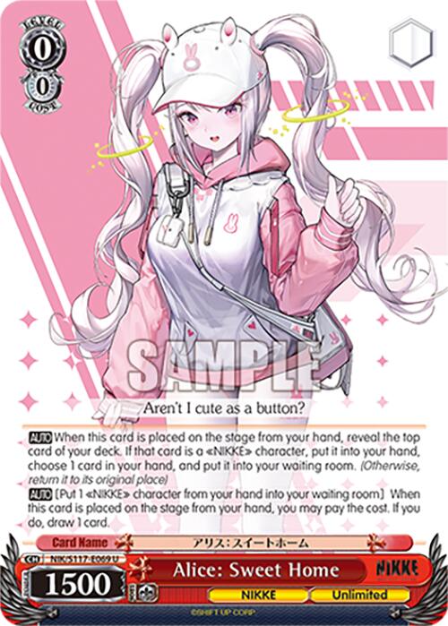 Alice: Sweet Home (NIK/S117-E069 U) [GODDESS OF VICTORY: NIKKE]