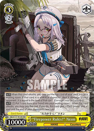 "Firepower Rules!" Neon (RRR)
