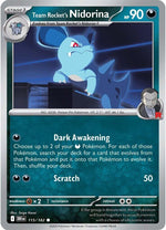 Team Rocket's Nidorina