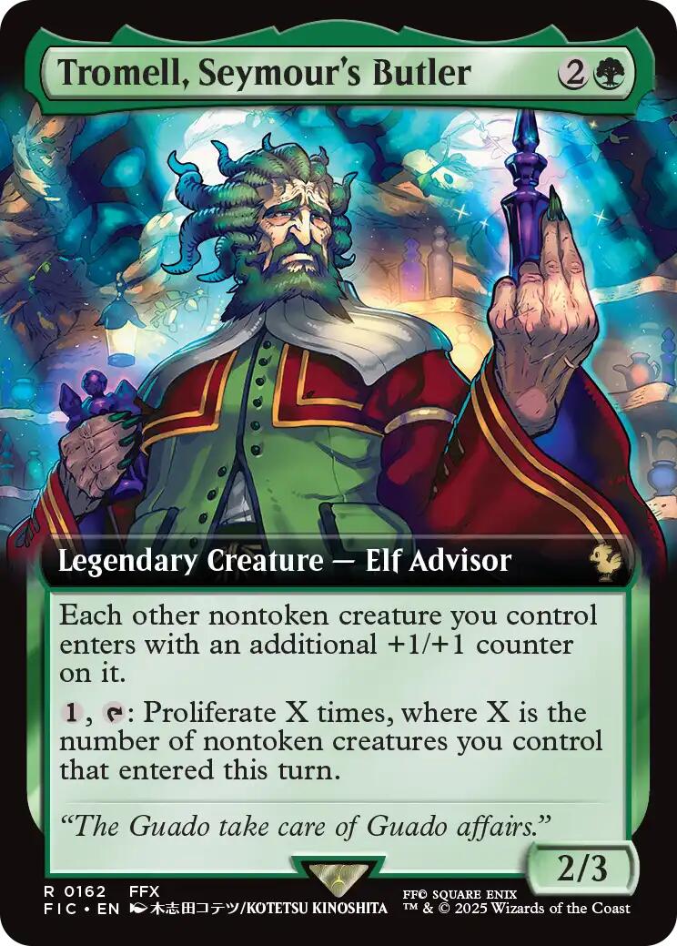 Tromell, Seymour's Butler (Extended Art)