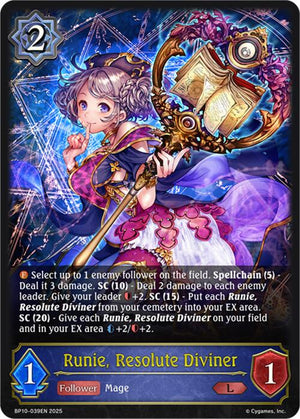 Runie, Resolute Diviner